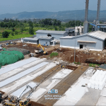 Kontraktor terpercaya Semarang PT. AOB sedang mengerjakan proyek konstruksi